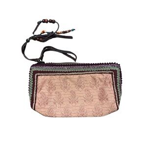 American Eagle Outfitters Paisley Clutch - Pink and Purple